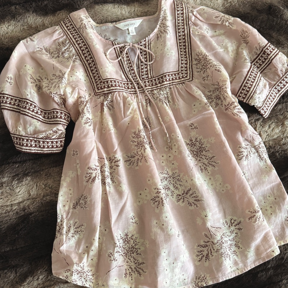 neapolitan aesthetic floral print blouse